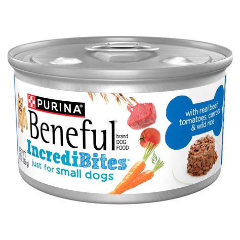 Purina Beneful IncrediBites Small Wet Dog Food High Protein Soft Real ...