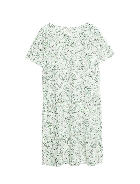 Buy Cool Comfort™ Cotton Modal Printed Nightdress at Marks & Spencer