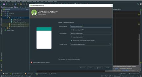 Android Studio Splash Screen Animation 的图像结果