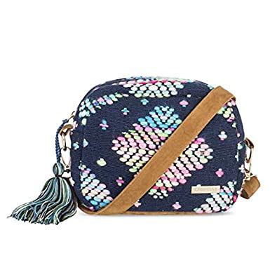 Chumbak Crossbody Sling Bag for Women | Stylish Printed Canvas Box ...