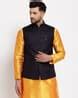 Buy Navy Blue 3-Piece Ethnic Suit for Men by Mohanlal Sons Online ...