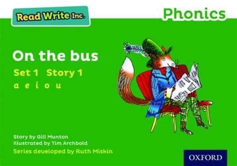 On The Bus (Green Set 1 Storybook 1) (Read Write Inc. Phonics) : Munton ...