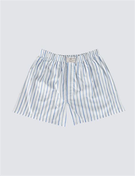 Blue And White Striped Shorts at Hudson Becher blog
