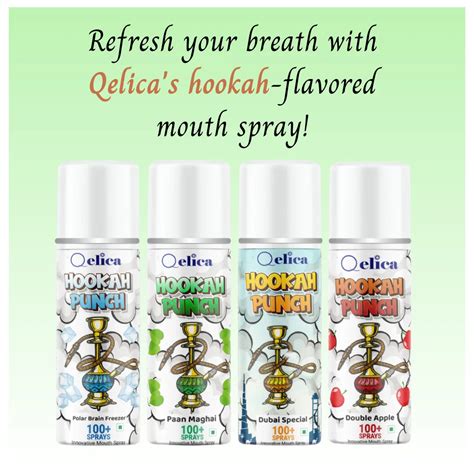 Qelica Special Hookah Punch Mouth Spray for Instant Fresh Breath – My Store