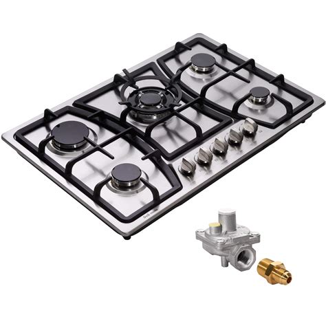 30 Inch Gas Cooktop Lpg Ng Convertible Gas Burner Stainless ...