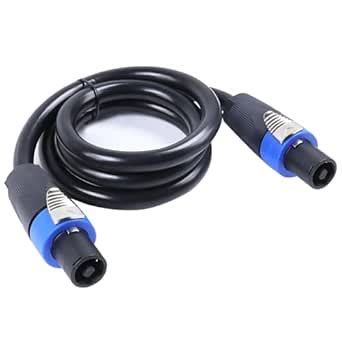HBU Pack of 1 Speakon Cable 3 Feet - 4 Conductor Speakon to Speakon ...