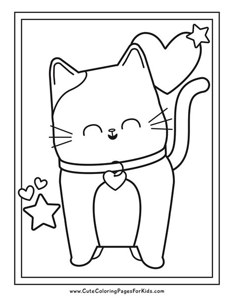 Kitten Cat Coloring Pages: 10 Free Printable PDFs - Coloring Feel