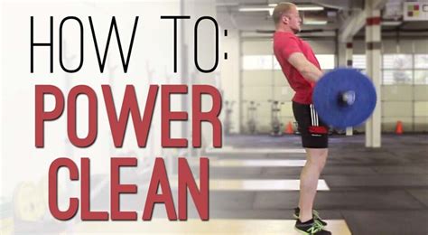 Image result for Power Clean Exercise