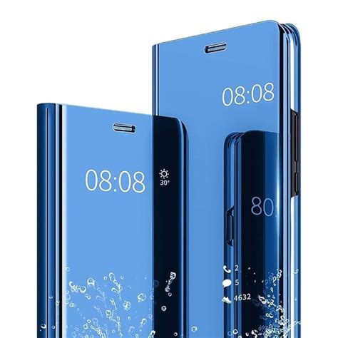 SHYCASE Polycarbonate Mirror Flip Cover Case for Samsung Galaxy M32 ...