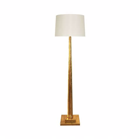 Capone Gold Fluted Floor Lamp by Worlds Away | Fig Linens and Home ...
