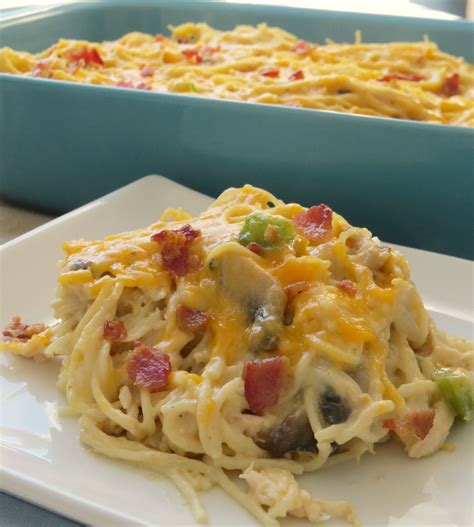 Chicken Spaghetti Casserole - Written Reality