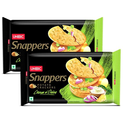 Unibic Foods India Pvt Snappers Cream & Onion 560 Gm : Amazon.in ...