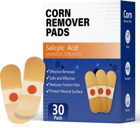 Amazon.com: 40% Salicylic Acid Corn Remover Pads - Max Strength ...