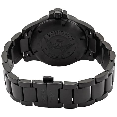 Buy Longines Conquest V.H.P. Perpetual Quartz Black Dial Men's Watch L3 ...