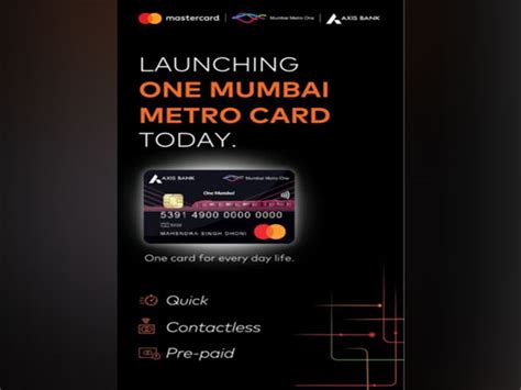 Mastercard, Mumbai Metro and Axis Bank launch 'One Mumbai Metro Card ...
