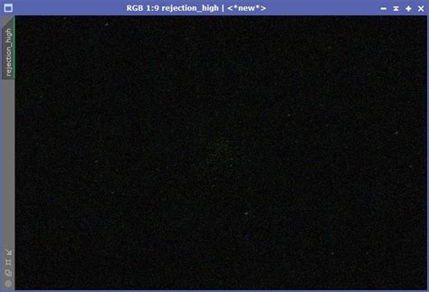 PixInsight Image Integration 的图像结果