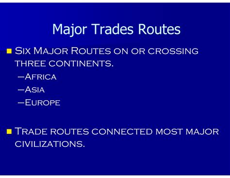 Major Sea Routes - Major Trades RoutesMajor Trades Routes Six Major ...