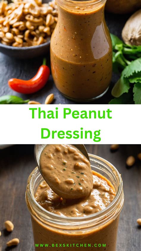 Thai Peanut Dressing - Bex's Kitchen