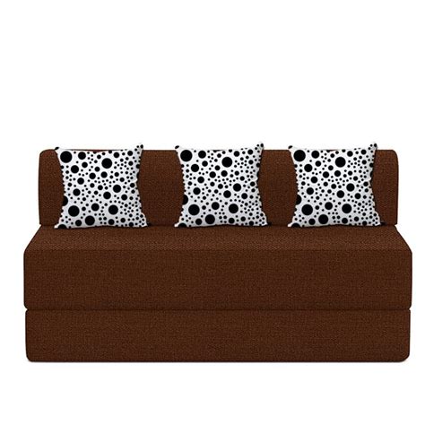 Royal Decor High Density EPE Foam Three-Seater Easy Foldable Sofa Cum ...