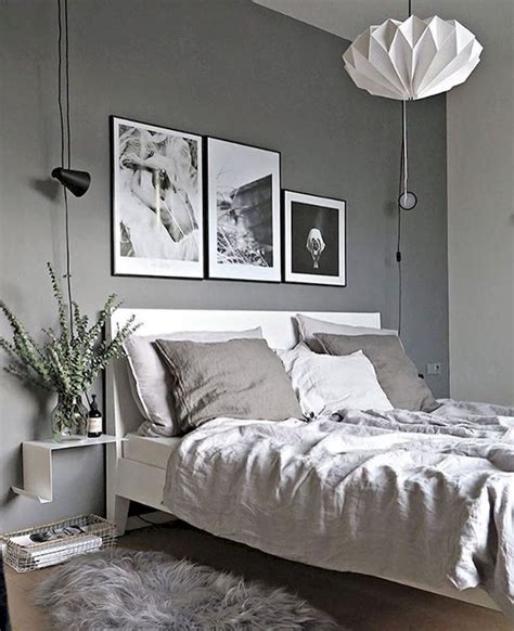 minimalist grey bedroom ideas