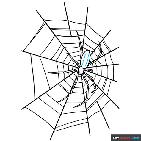 How to Draw a Spider Web with Spider - Really Easy Drawing Tutorial