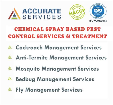 Accurate Services for Commercial Pest Control Services, Termite Pest ...
