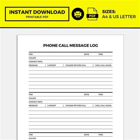 Image result for A Call Message Note