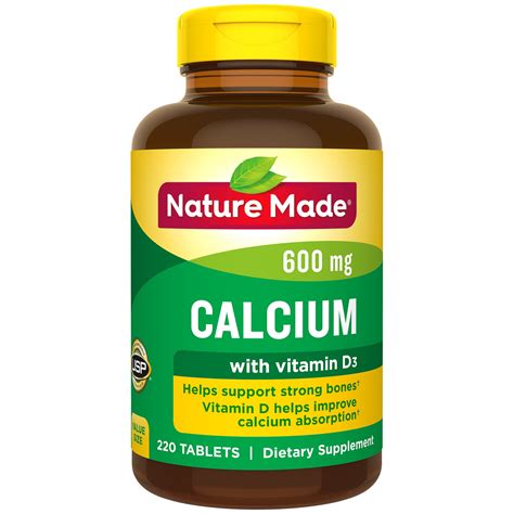 Calcium 600 Mg-Vitamin D3 5 Mcg Tab at Andrea Delreal blog