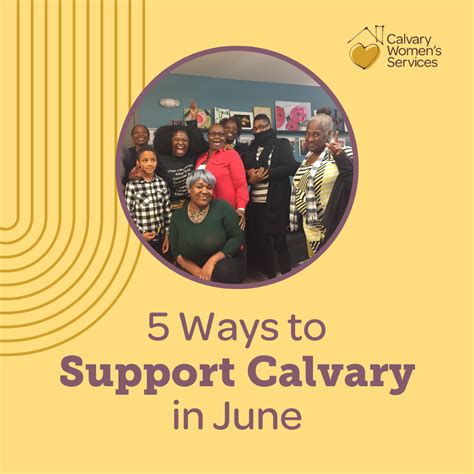 5 Ways to Support Calvary in June - Calvary Women's Services