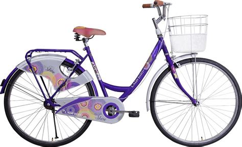 BSA Lady Bird Shine Plus 26 S/S Purple 26 T Single Speed Road Cycle ...