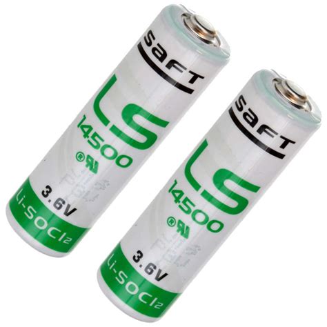 2x SAFT LS14500 Size AA 3.6V 2600mAh Primary Lithium India | Ubuy