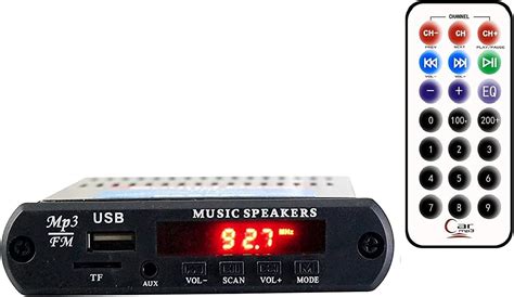 Tech-Unique Mini Sterio Copper Circuit Bluetooth/USB/FM/SD/AUX Mini Car ...