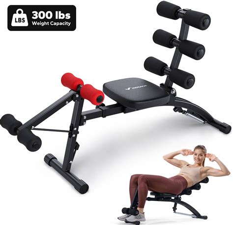 MERACH Ab Machine, Adjustable Ab Workout Bench with Ergonomic Design ...