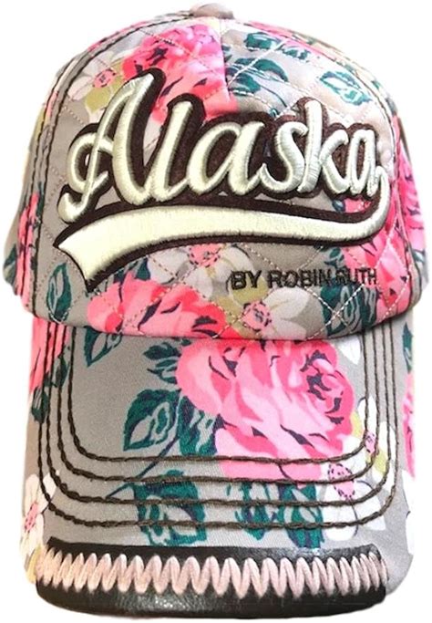 Buy Robin Ruth Quality Vibrant Floral Alaska Ball Cap Hat Online at ...