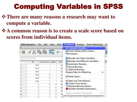 Image result for SPSS Tutorial Computing Variables