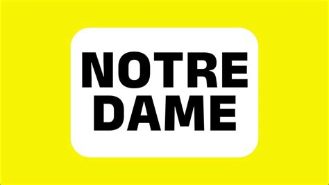 How to Pronounce Notre Dame (Famous cathedral in Paris, France ...