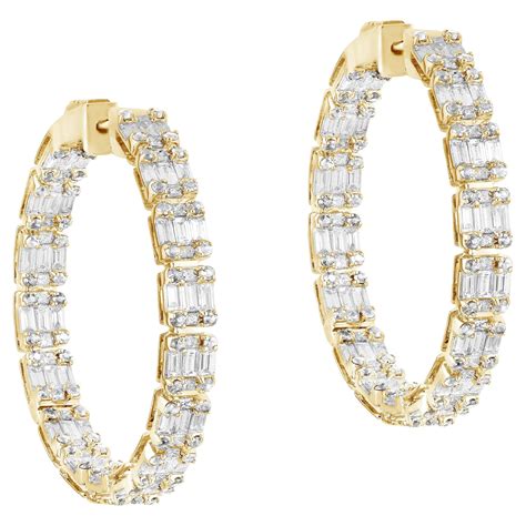 Goshwara Inside-Outside Diamond Hoop Earrings at 1stDibs