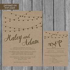 Wedding Invitation Kraft Paper by String Lights Kraft Paper Wedding Invitation 2219899 Wedding Invitation Kraft Paper