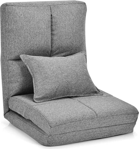 Amazon.com: Moccha Folding Floor Chair, Triple Fold Sofa Chair with a ...