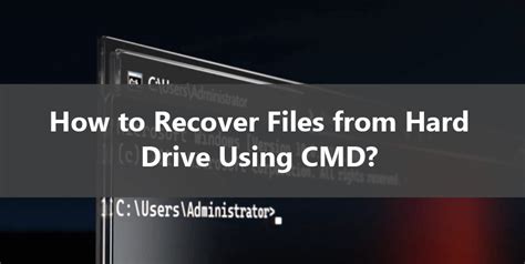 Image result for Recover Formatted Hard Drive Using Cmd