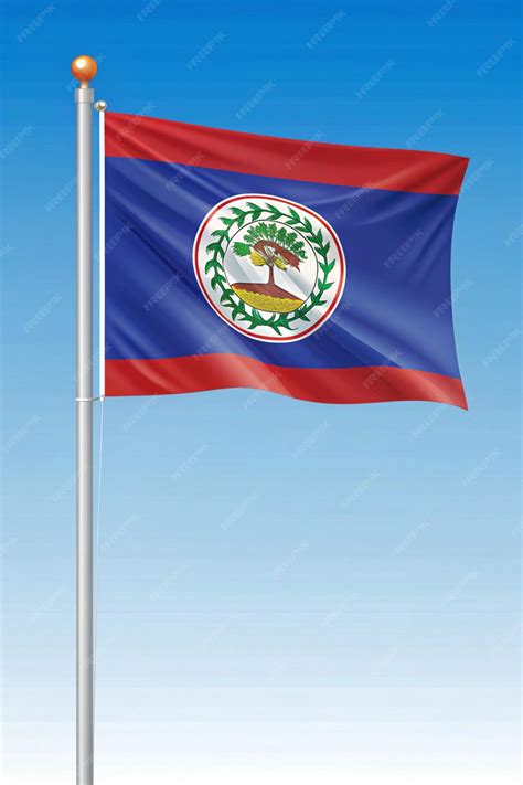 Editable Vector Illustration of Belize Country Flag | Premium AI ...