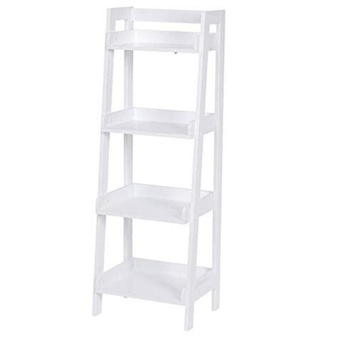 Buy UTEX 4-Tier Ladder Shelf, Bathroom Shelf Freestanding, 4-Shelf ...