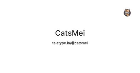 CatsMei — Teletype