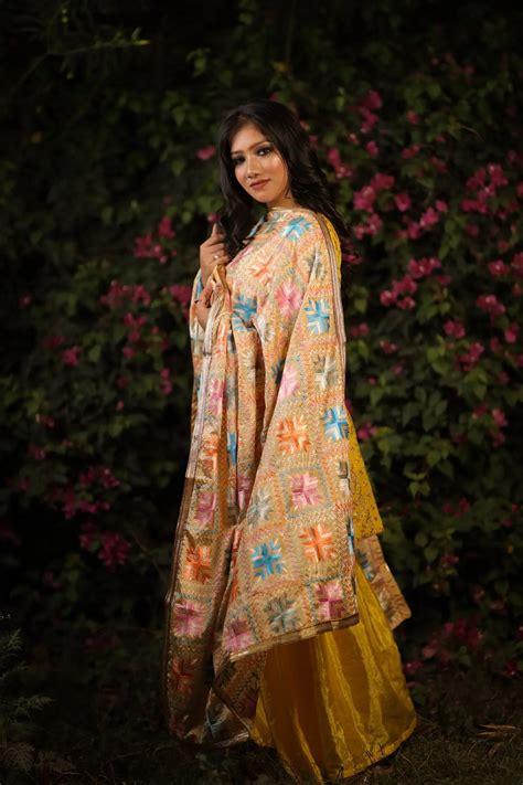 Phulkari Embroidered Dupatta | SWI Stylish