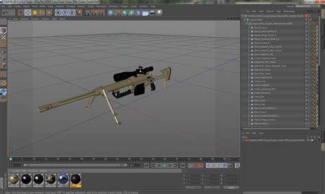 3D model CheyTac M200 Long Range Sniper Rifle System Desert | 3D Molier ...