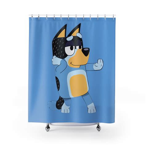 Bluey Shower Curtains - Bathroom Decor, Water-resistant Bath Curtain ...