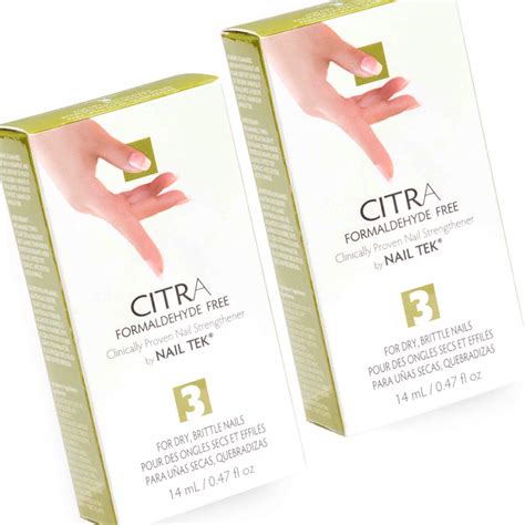 Buy Nail Tek CITRA 3 Nail Strengthener For Dry, Brittle Nails ...