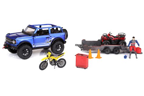 Buy Adventure Force Metal Vehicle Deluxe Play Set Bronco Truck, ATV ...
