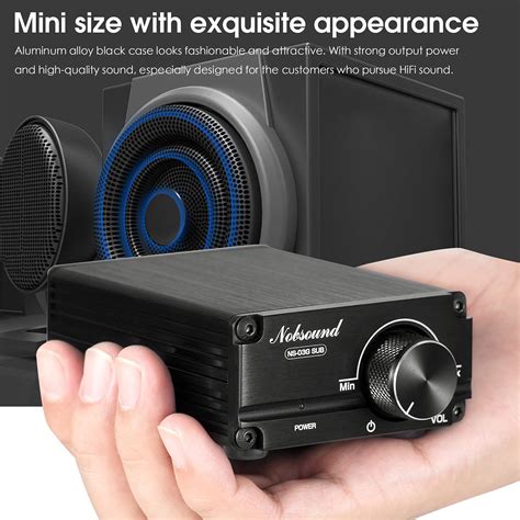 Buy Nobsound NS-03G Subwoofer Amplifier 100W Mini SUB Power Amp [No ...