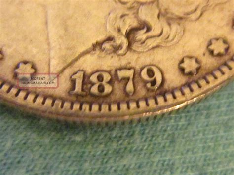 C76 1879 P Morgan Silver Dollar Coin Circulated Collectible Money